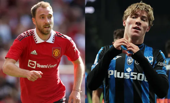 Christian Eriksen and Rasmus Hojlund