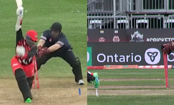 Azam Khan dismissing Shakib Al Hasan in GT20 Canada 2023 Season 3