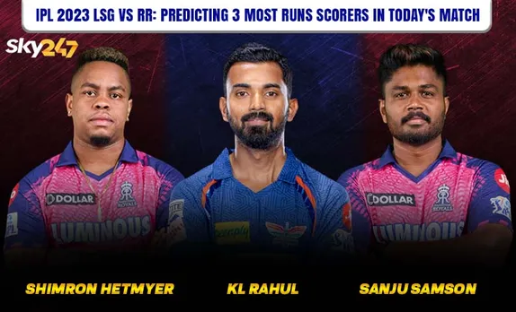 RR vs LSG, IPL 2023: 3 most run scorers in today's match