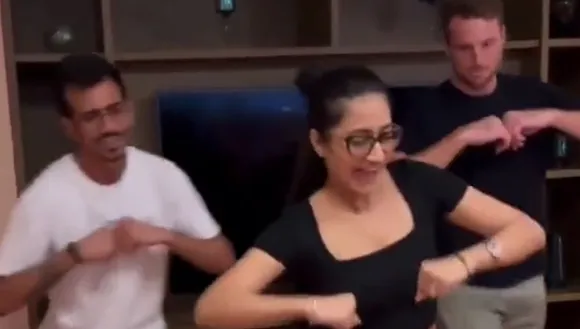 Watch: Jos Buttler and Yuzvendra Chahal dance with latter's wife, video goes viral
