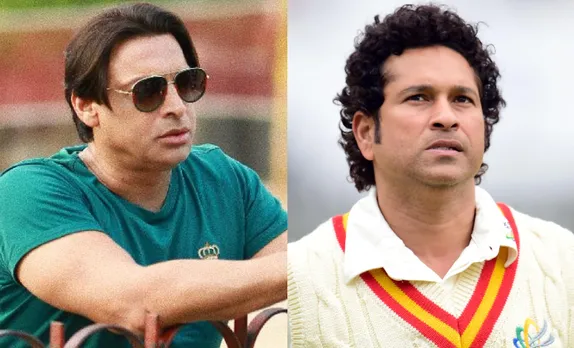 Shoaib Akhtar and Sachin Tendulkar