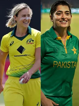 Ellyse Perry and Sana Mir