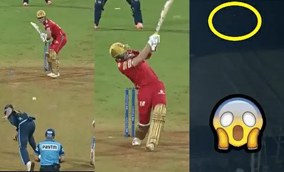 Watch: Liam Livingstone hits a monstrous 117m six against Gujarat