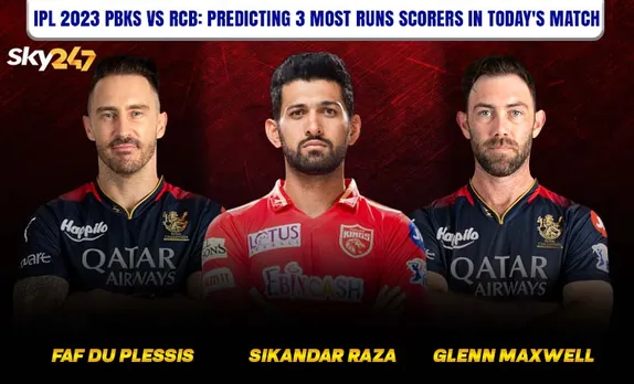 PBKS vs RCB, IPL 2023: 3 most run scorers in today's match