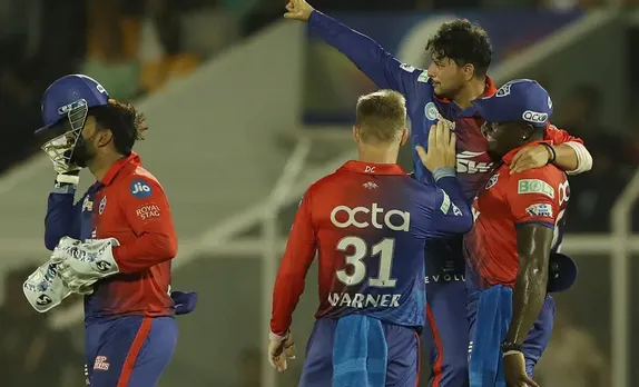 Kuldeep Yadav and David Warner