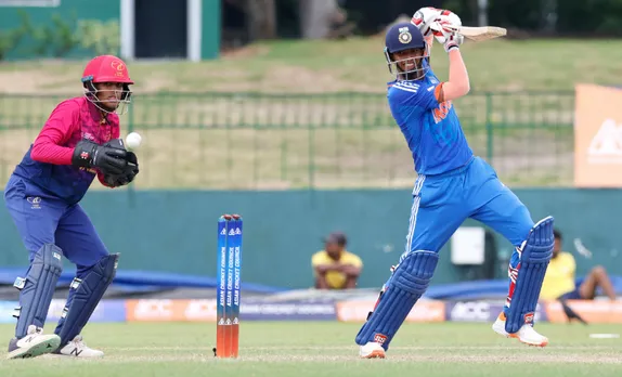 Yash Dhull against UAE A, ACC Emerging Teams Asia Cup 2023