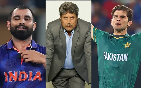 Mohammed Shami, Kapil Dev, Shaheen Afridi