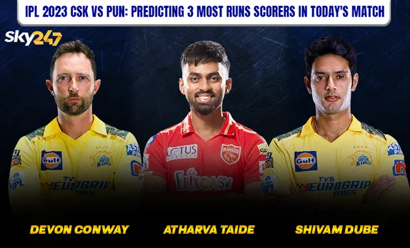 CSK vs PBKS, IPL 2023: 3 most run scorers in today's match