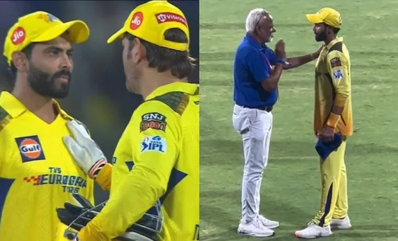 Ravindra Jadeja with CSK CEO, IPL 2023