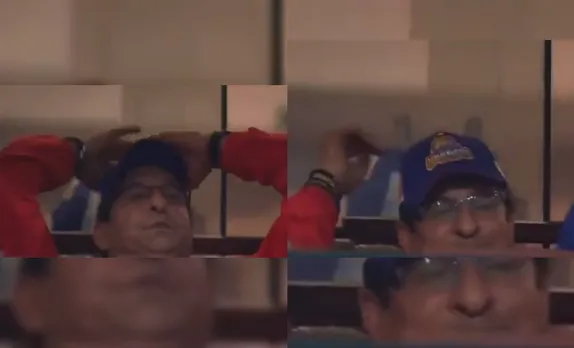 Wasim Akram loses cool during PSL game