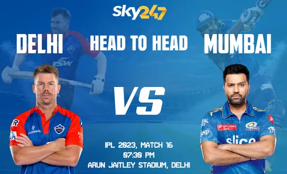 DC vs MI, Records and stats IPL 2023