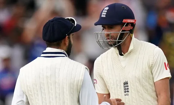 Virat Kohli and James Anderson