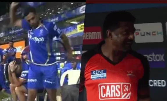 Twitter Reactions: Muttiah Muralitharan loses temper after loss against Gujarat, fans compare it with Rahul Dravid's outburst