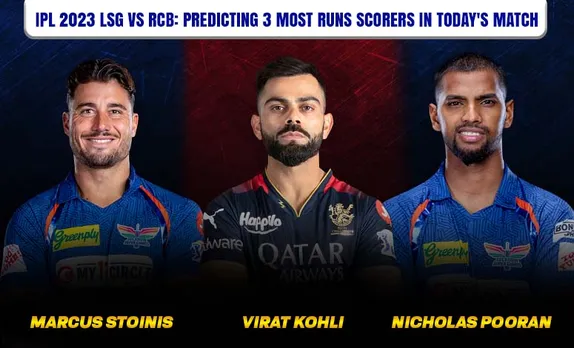 LSG vs RCB, IPL 2023: 3 most run scorers in today's match
