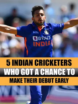 5 Indian Cricketers who got a chance to make their debut early