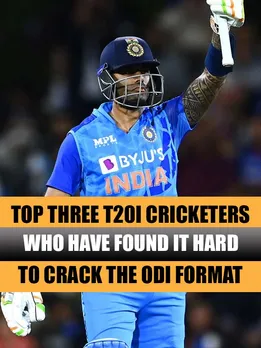 Top Three T20I cricketers who have found it hard to crack the ODI format