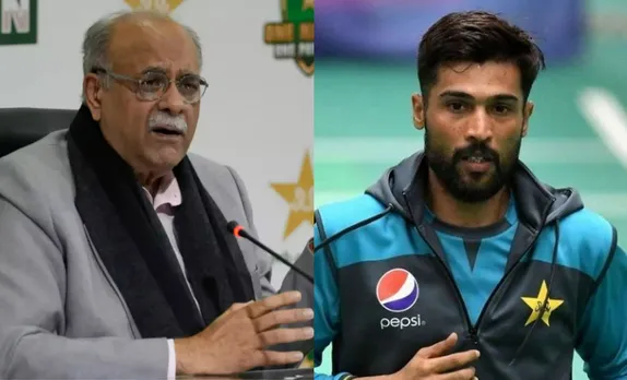 Najam Sethi and Mohammad Amir