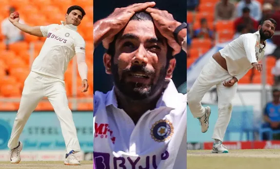 Shubman Gill, Jasprit Bumrah, and Cheteshwar Pujara