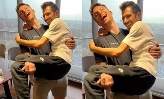 Jos Buttler and Yuzvendra Chahal