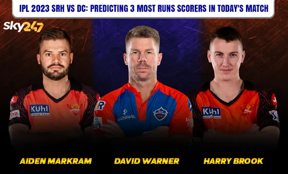 SRH vs DC, IPL 2023: 3 most run scorers in today's match