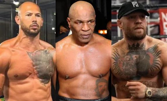 Conor McGregor, Mike Tyson, and Andrew Tate