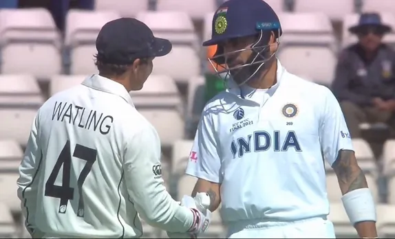 Kohli congratulate Watling