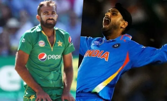 Harbhajan Singh and Wahab Riaz