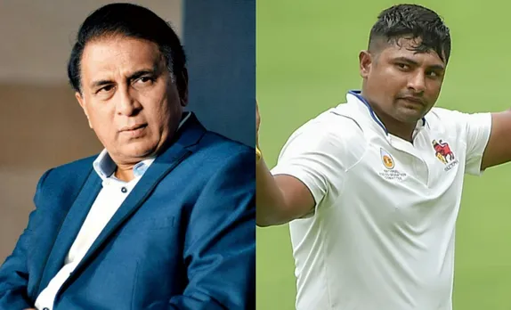 Sunil Gavaskar and Sarfaraz Khan