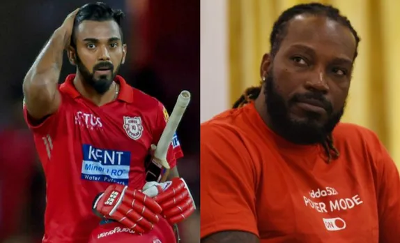 KL Rahul and Chris Gayle