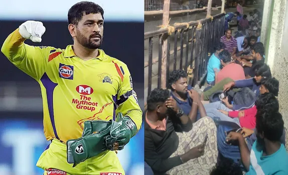 MS Dhoni and CSK fans