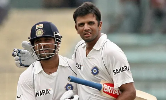 Sachin Tendulkar and Rahul Dravid