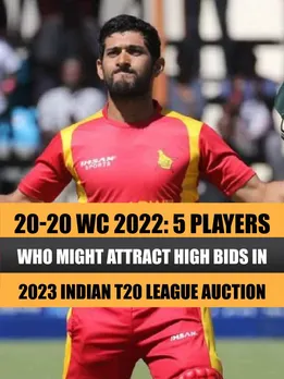 20-20 World Cup 2022: 5 players who might attract high bids in 2023 Indian T20 League auction