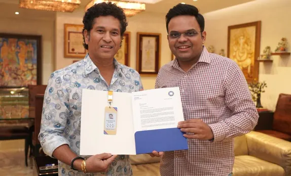 Sachin Tendulkar and Jay Shah