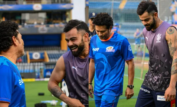 Sachin Tendulkar and Virat Kohli