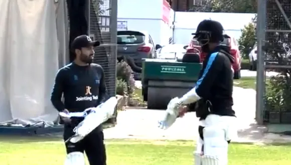 'Aap aye the pehle?' - Fans decode Cheteshwar Pujara, Mohammad Rizwan conversation during training session