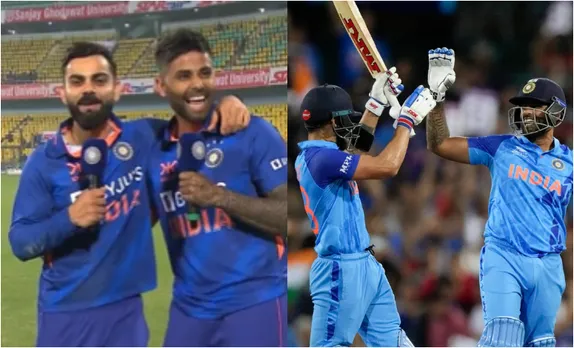 'Love the SurVir bond' - Fans shower their love on Virat Kohli as he heaps praise on Suryakumar Yadav during his interview
