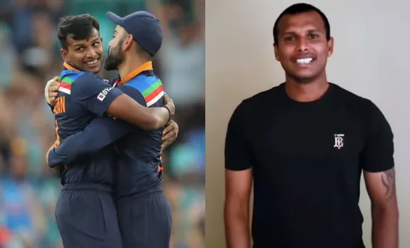 Virat Kohli and T Natarajan