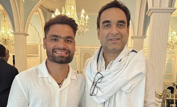 Rinku Singh with Pankaj Tripathi