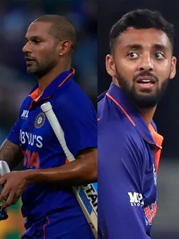 Shikhar Dhawan and Varun Chakravarthy