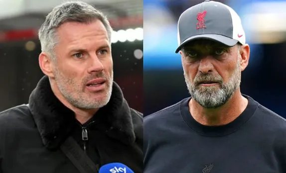 Jamie Carragher and Jurgen Klopp