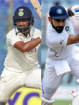 Cheteshwar Pujara & Virat Kohli 1