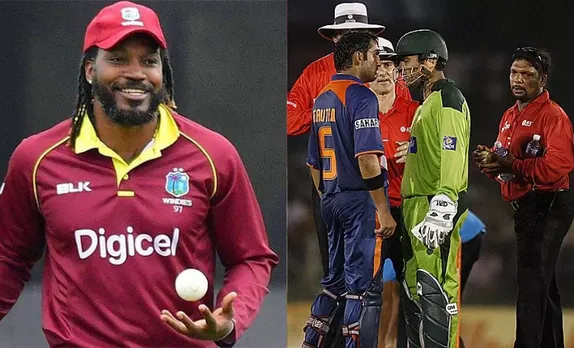 Chris Gayle and India vs Pakistan (Source - Twitter)