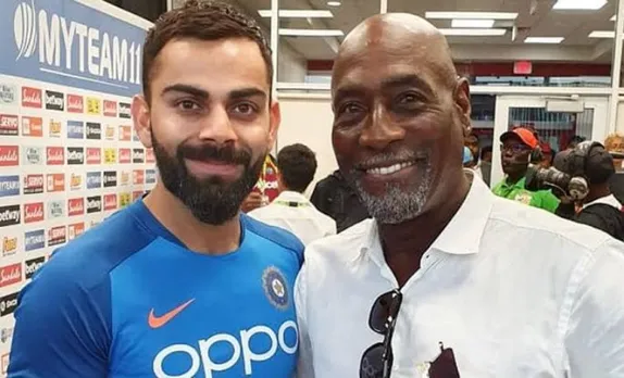 Virat Kohli and Viv Richards