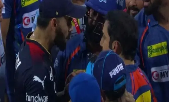 Virat Kohli and Gautam Gambhir in IPL 2023