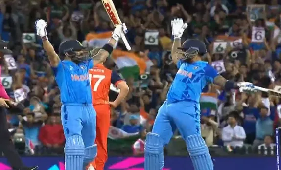 Virat Kohli, Suryakumar Yadav unique celebration
