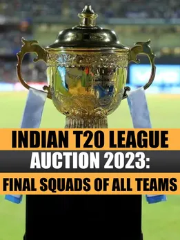 Indian T20 League Auction 2023: Final Squads of all teams