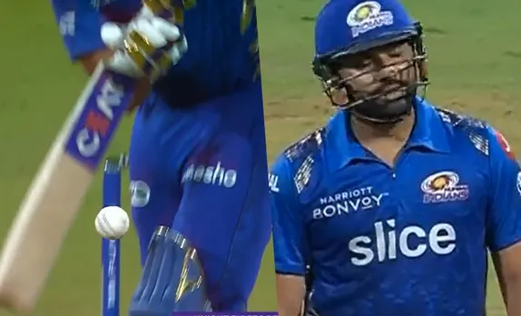 Watch: Rohit Sharma unhappy with controversial dismissal