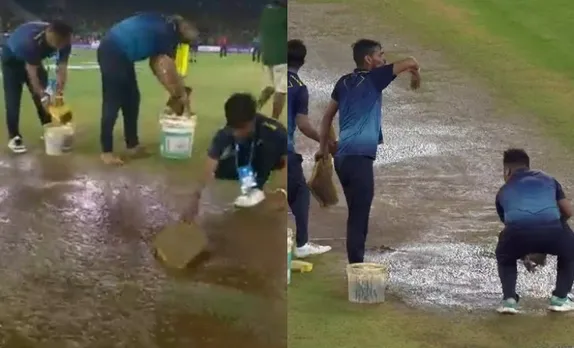 Groundsmen during IPL 2023 Final