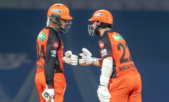 Kane Williamson and Abhishek Sharma