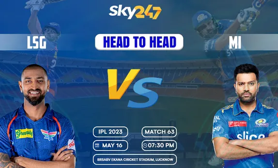 LSG vs MI Head to Head Records and Stats IPL 2023